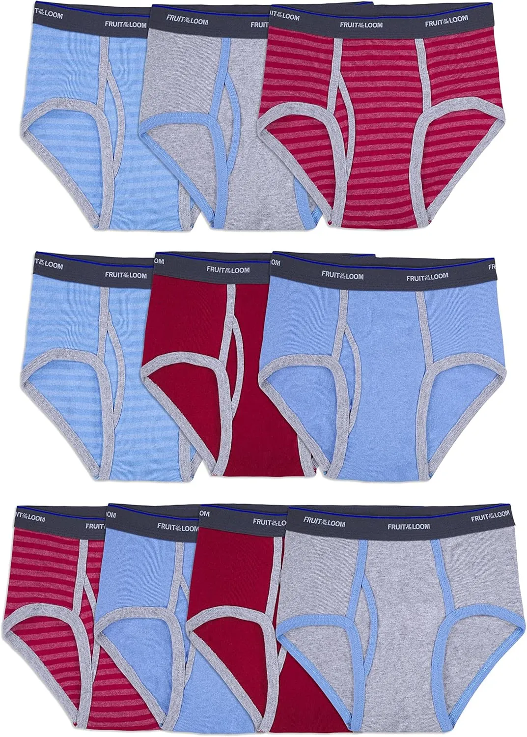 Fruit of the Loom Boys' Fashion Brief (Pack of 5)