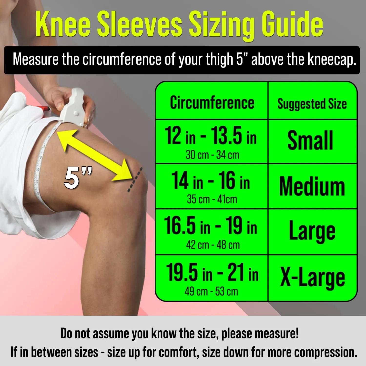 Knee Brace for Women & Men, 2 Pack Compression Knee Brace, Knee Support Sleeve for Pain Relief, Running, Workout, Sports, Knee Braces for ACL, Meniscus Tear, Arthritis and Injury Recovery Gray L