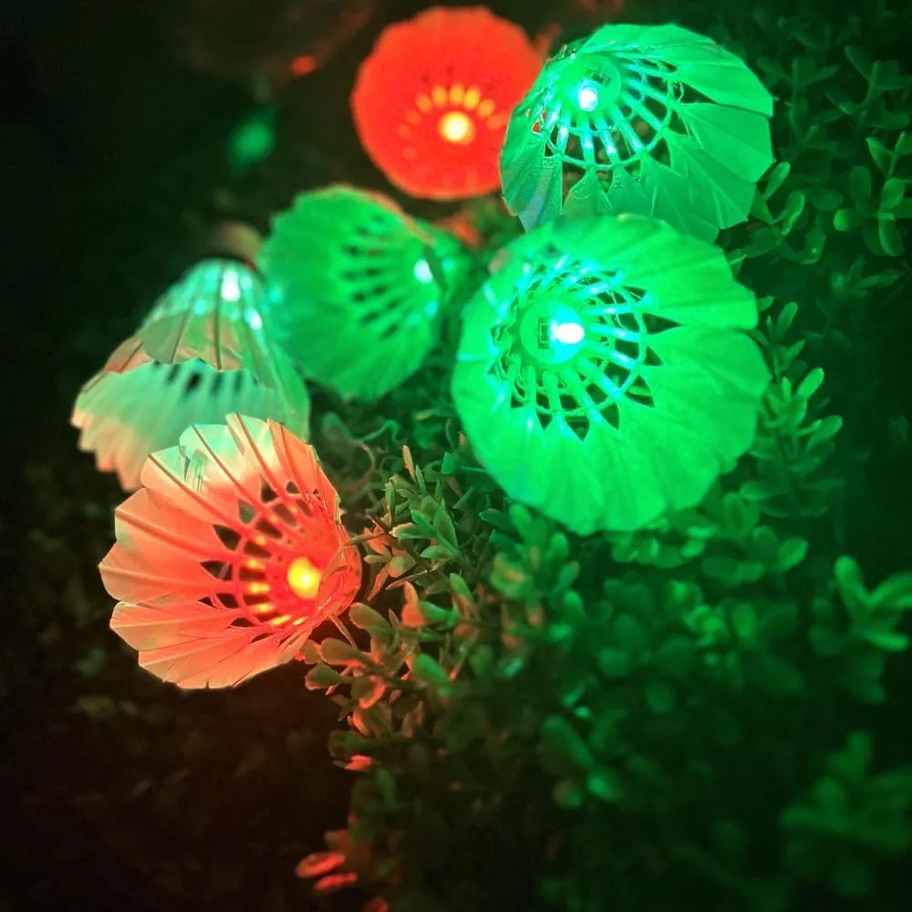 LED Badminton Birdies, LED Colourful Shuttlecock Dark Night Goose Feather Glow Birdies Lighting Outdoor Indoor Sport Activities