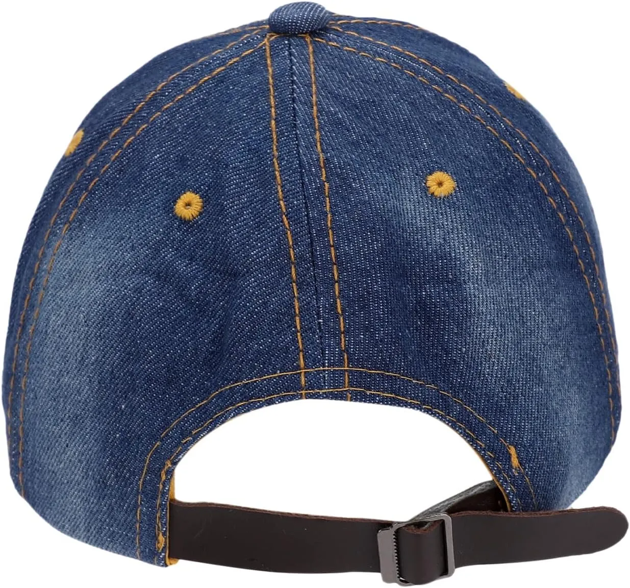 Song Qing Jean Snapback Hat Women Men Bling Cross Rhinestones Denim Baseball Cap